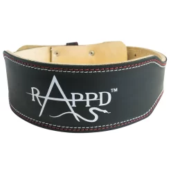 Rappd 6" Pro Series Leather Weight Lifting Belt