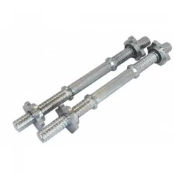 SALE: Solid Chromed 16″ Spinlock Dumbbell Handles, Pair (28mm Diameter)