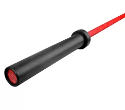 Premium Ladies Bar, Cerakote Red Olympic Bar (1000lb Capacity/25mm Grip)